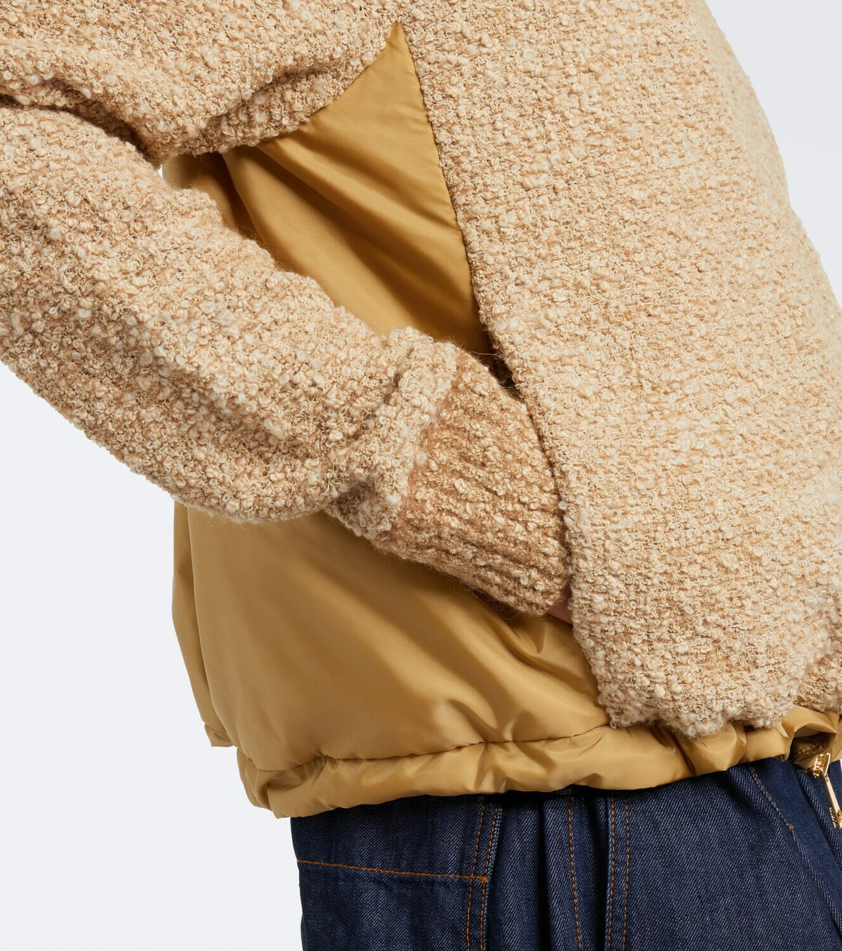 Moncler Padded bouclé cardigan
