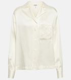 Loewe Anagram silk shirt
