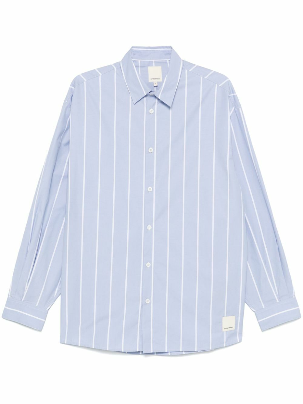 Chemise Alberto Zimni Signature - Homme - 18.5 - Blanc Rayures Bleues - Coton Italien