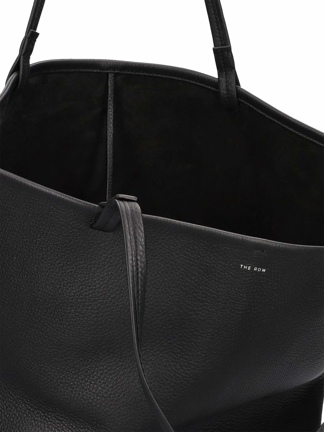 【無駄を削ぎ落とした美学】THE ROW Park Tote Three グレー The Row - Park Tote Three Elephant Gray Leather Tote