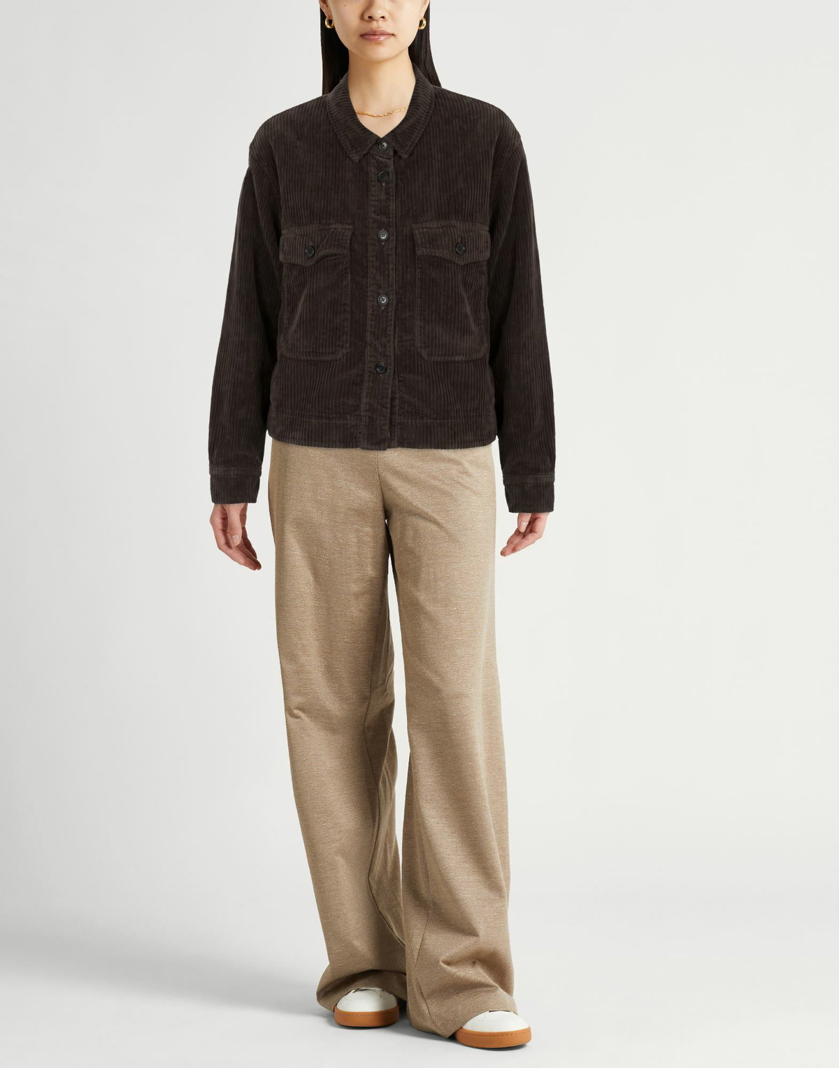 Crossley Womens Jacket Chocolate in Brown