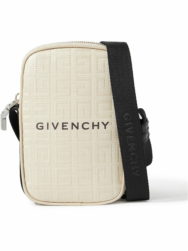 Photo: Givenchy - Printed Logo-Jacquard Canvas Messenger Bag