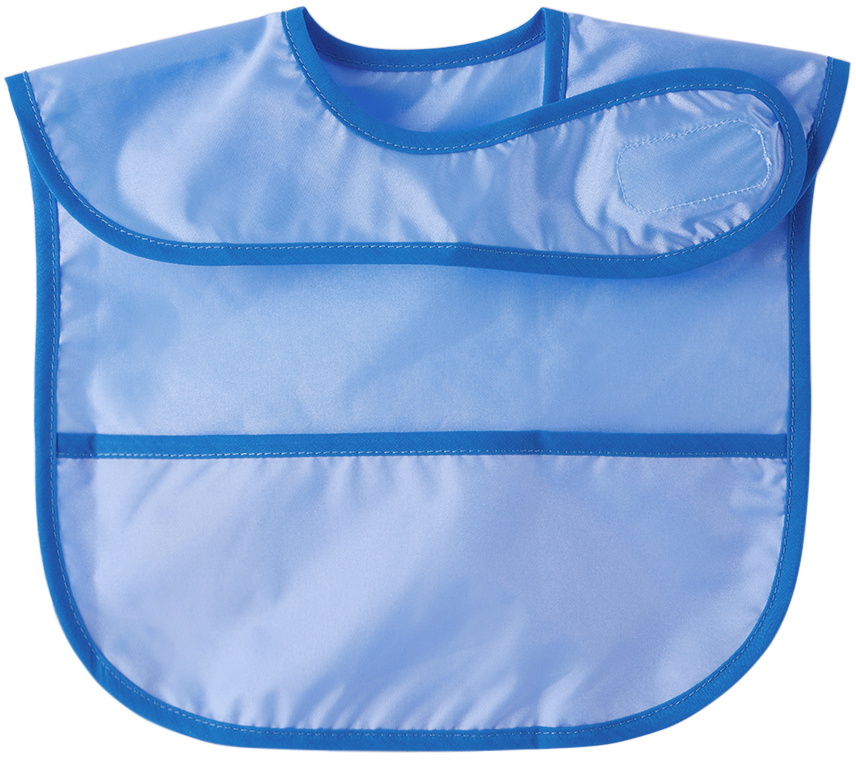 Kodomo BEAMS Baby Blue Patch Bib