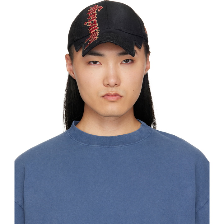 Photo: Balenciaga Black Gothic Placement No Closure Cap