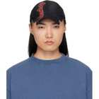 Balenciaga Black Gothic Placement No Closure Cap