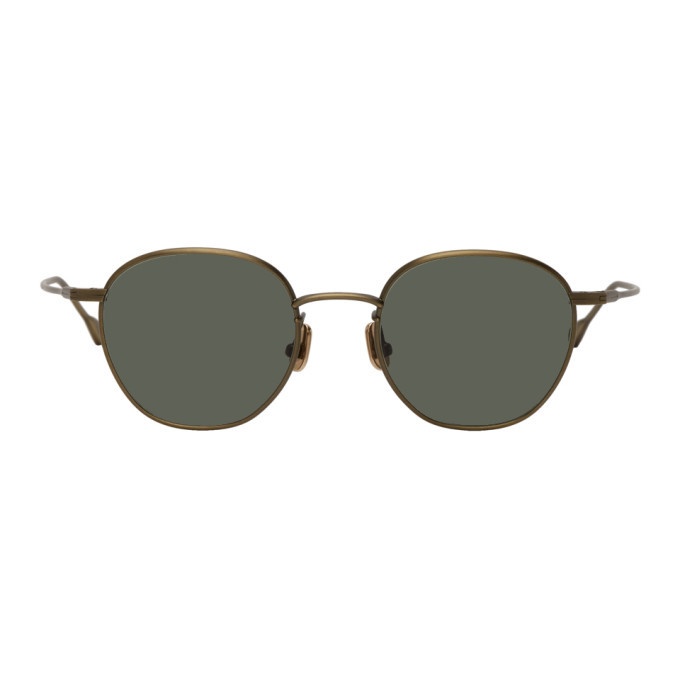 Photo: Native Sons Gold and Green Roy 47 Sunglasses