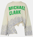 JW Anderson x Michael Clark embellished wool-blend sweater