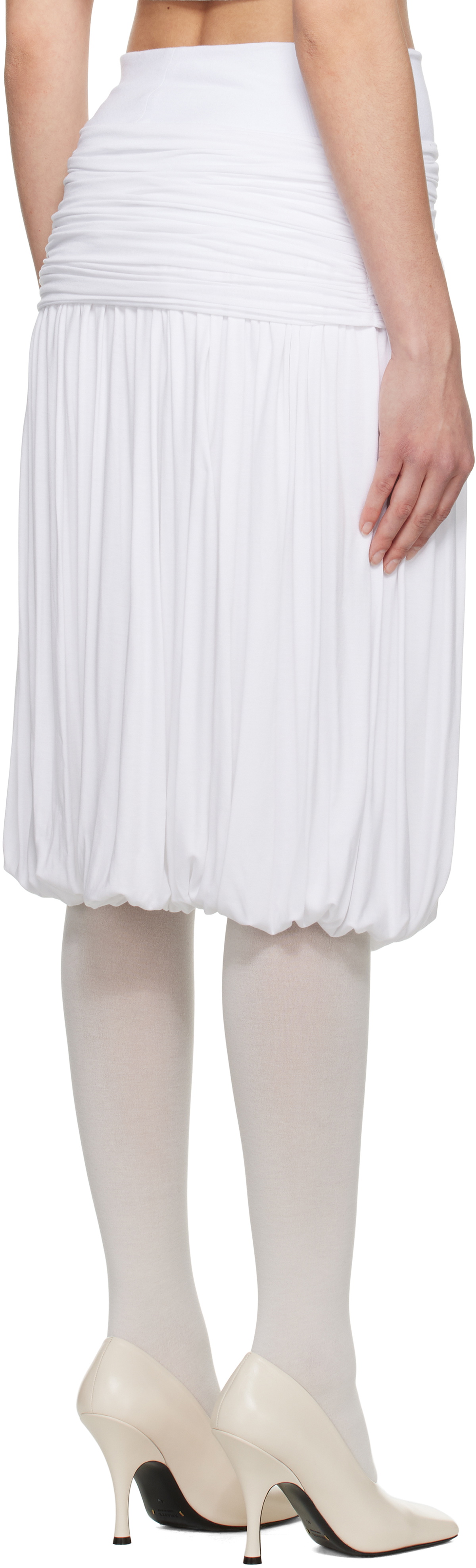 Nicklas Skovgaard White Petra Midi Skirt