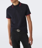 Gucci Cotton-blend piqué polo shirt