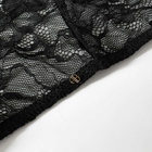Anine Bing Women's Via Lace Bodysuit in Black