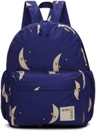 Bobo Choses Kids Blue 'Beneath The Moon' All Over Backpack