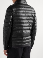 Moncler - Vosges Slim-Fit Quilted Ripstop and Stretch-Jersey Down Jacket - Black