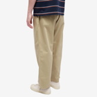 Danton Men's Double Pleat Belted Pant in Beige