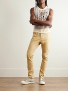 DRKSHDW by Rick Owens - Skinny-Fit Coated Stretch Jeans - Yellow