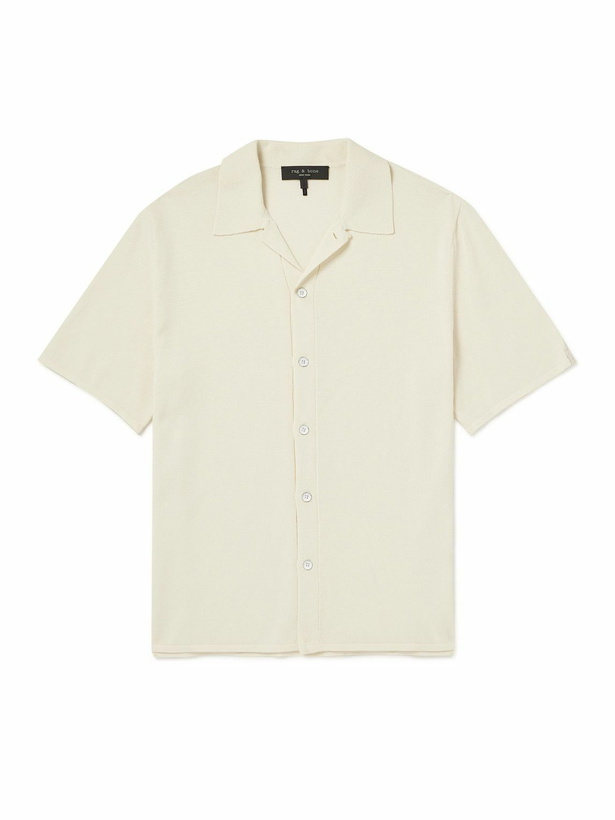 Photo: Rag & Bone - Nolan Cotton-Blend Shirt - Neutrals