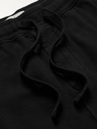 Stone Island - Logo-Appliquéd Cotton-Jersey Drawstring Shorts - Black