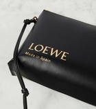 Loewe Logo embossed leather pouch