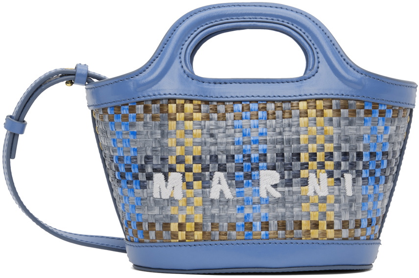 Marni mini Tropicalia tote bag - Blue