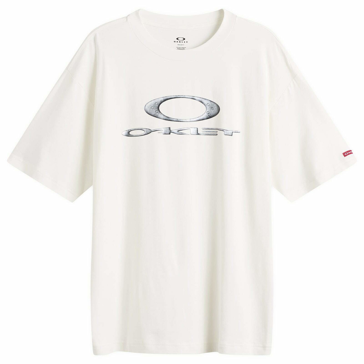 Oakley Men's New Retro T-Shirt X-Metal 3.0 in Ceramic White