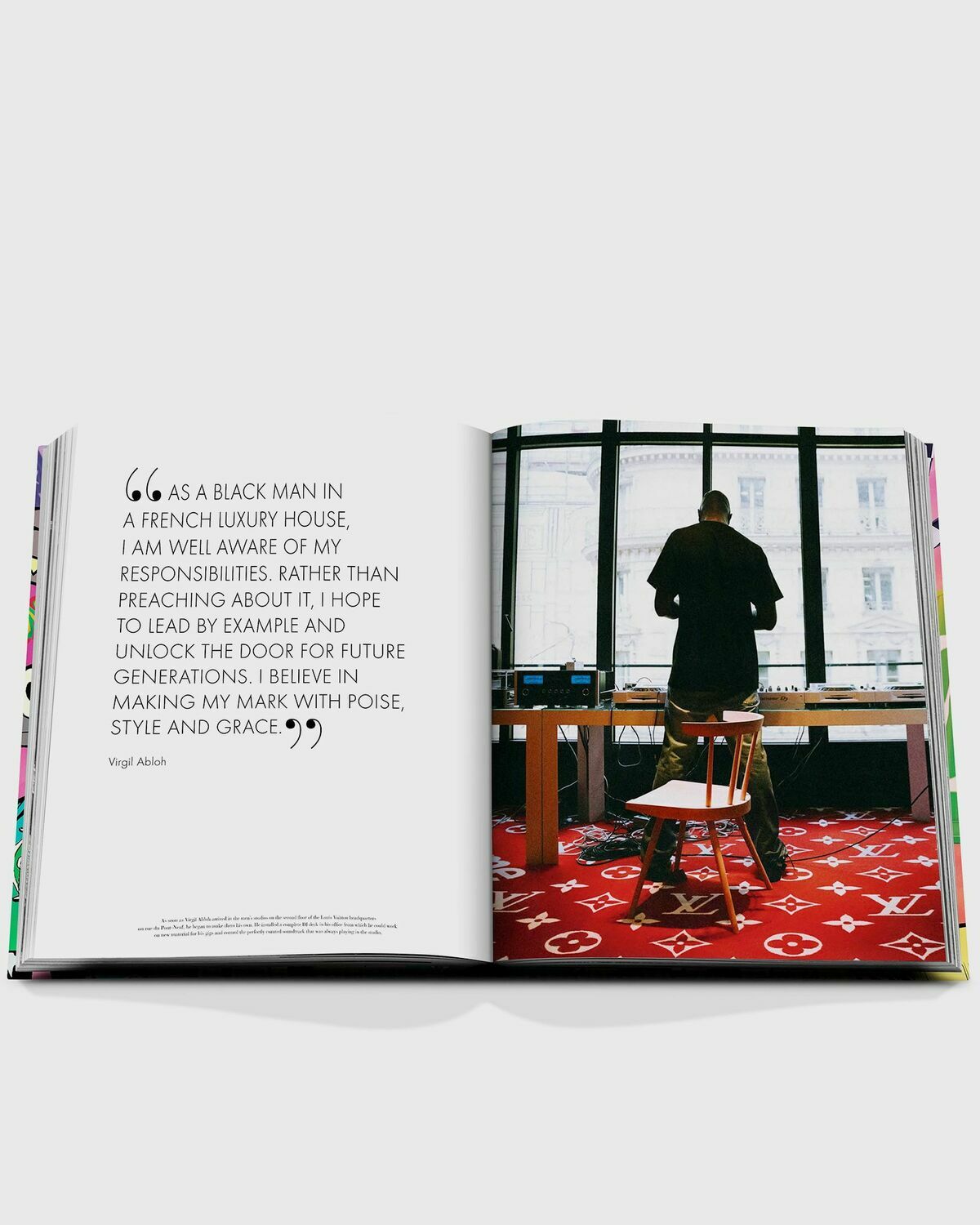Assouline "Louis Vuitton: Virgil Abloh (Cartoon Cover)" By Anders C. Madsen   Multi     Art & Design|Fashion & Lifestyle   One Size