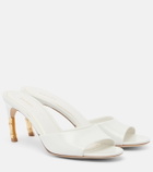Gucci Castello leather mules