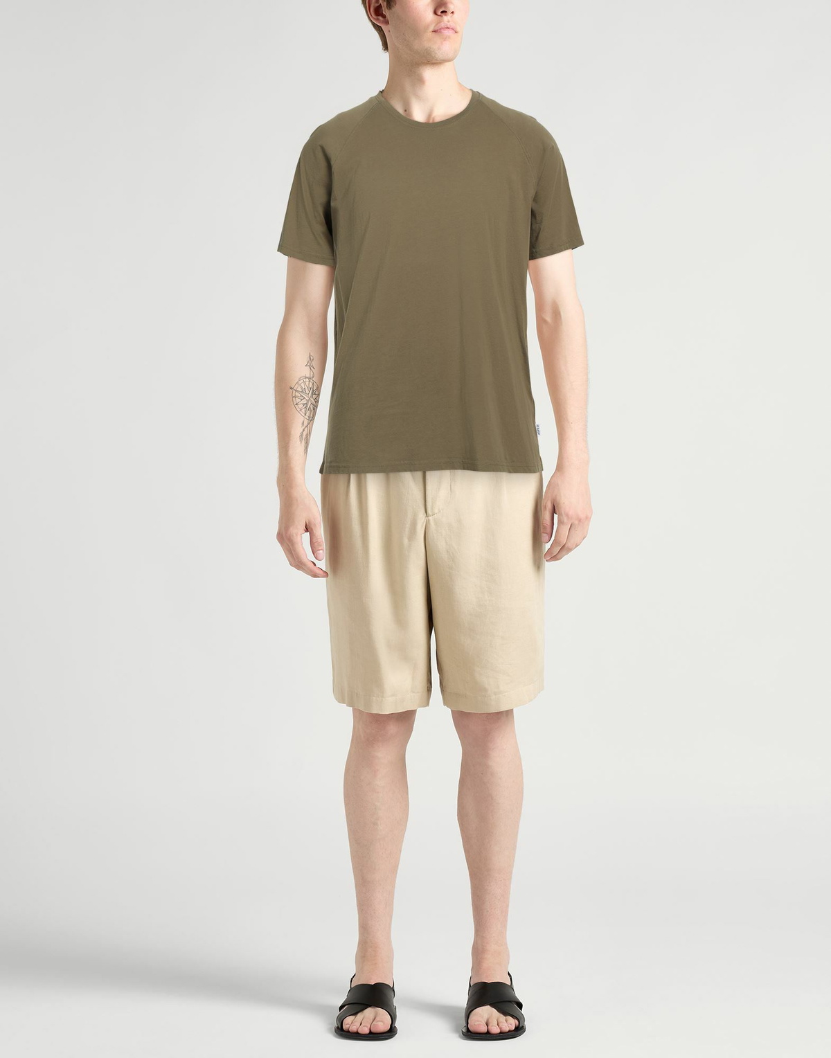Aspesi Mens T-shirt Military in Green