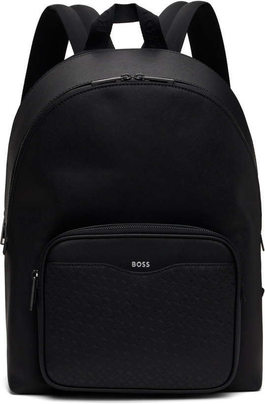 Photo: BOSS Black Monogram Pocket Backpack