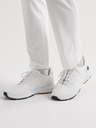 G/FORE - MG4 Rubber-Trimmed Coated-Mesh Golf Shoes - White