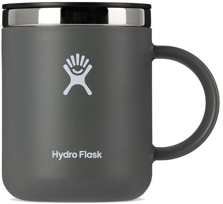 Photo: Hydro Flask Gray Stainless Steel Mug, 12 oz