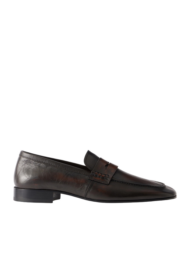 Photo: Dries Van Noten - Leather Loafers - Brown