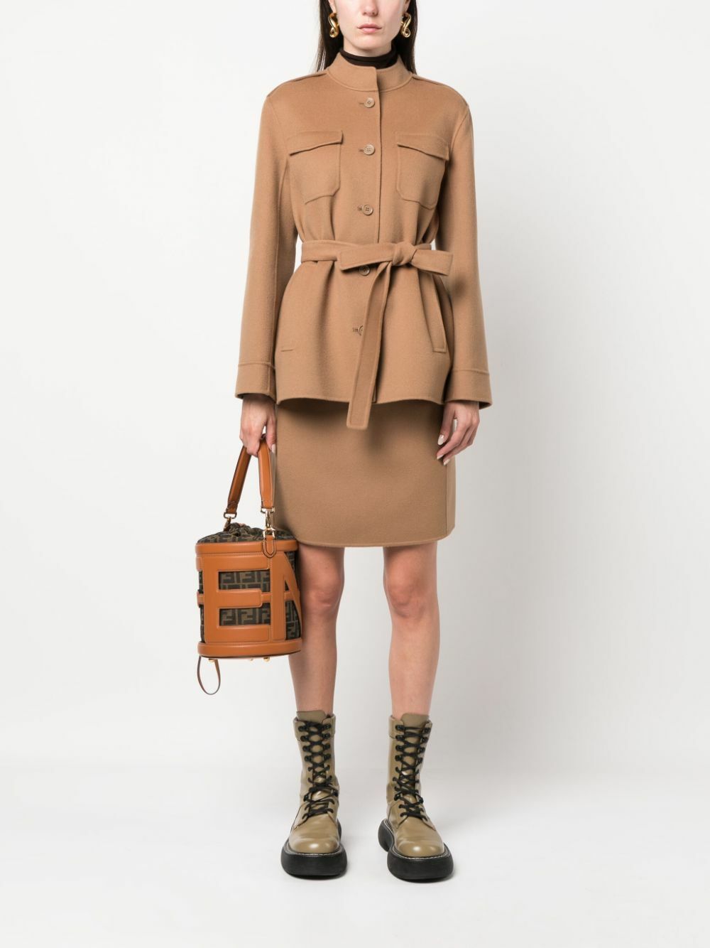 MAX MARA - Wool Mini Skirt Max Mara