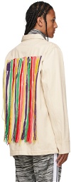 Palm Angels Off-White Missoni Edition Melted Logo Denim Jacket