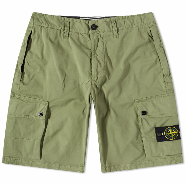 Photo: Stone Island Men's Supima Cotton Cargo Short in Sage