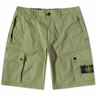 Stone Island Men's Supima Cotton Cargo Short in Sage