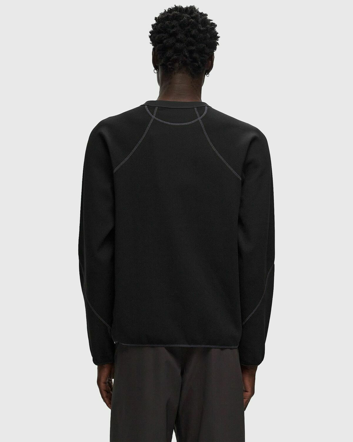 Goldwin Helicoid Sleeve Waffle Top Grey Sweatshirts Goldwin Goldwin Helicoid Sleeve Waffle Top Grey Sweatshirts Goldwin