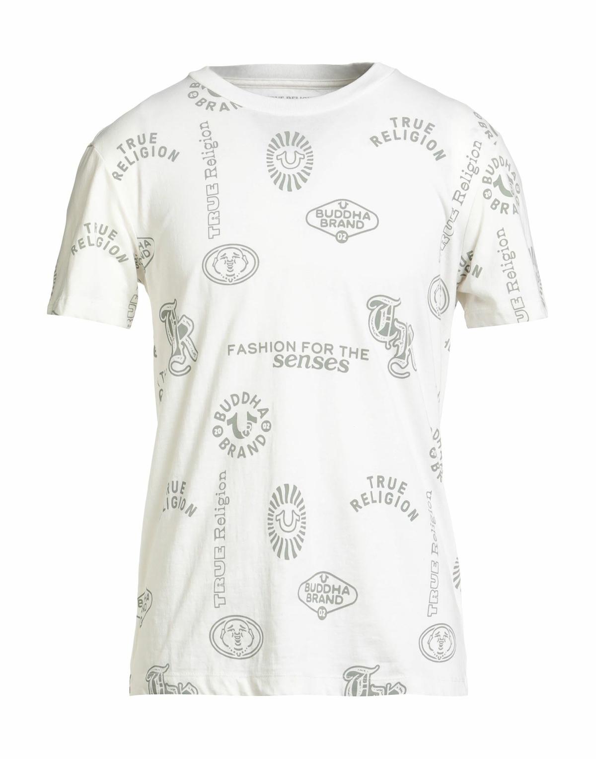 True Religion Mens T-shirt Ivory