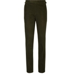 Richard James - Dark-Green Slim-Fit Cotton-Corduroy Suit Trousers - Dark green