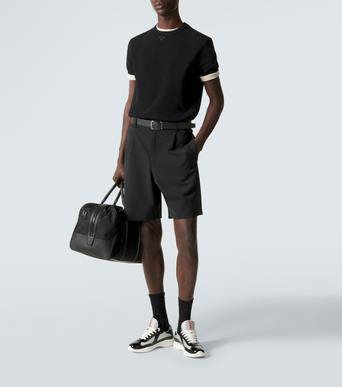 Prada Logo cotton T-shirt