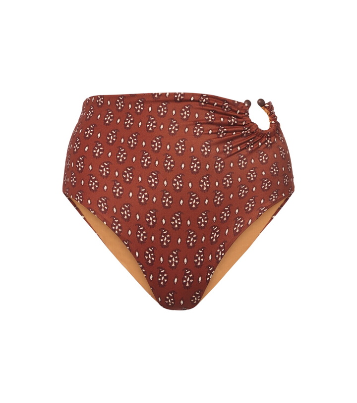 Photo: Johanna Ortiz Gathered printed bikini bottom