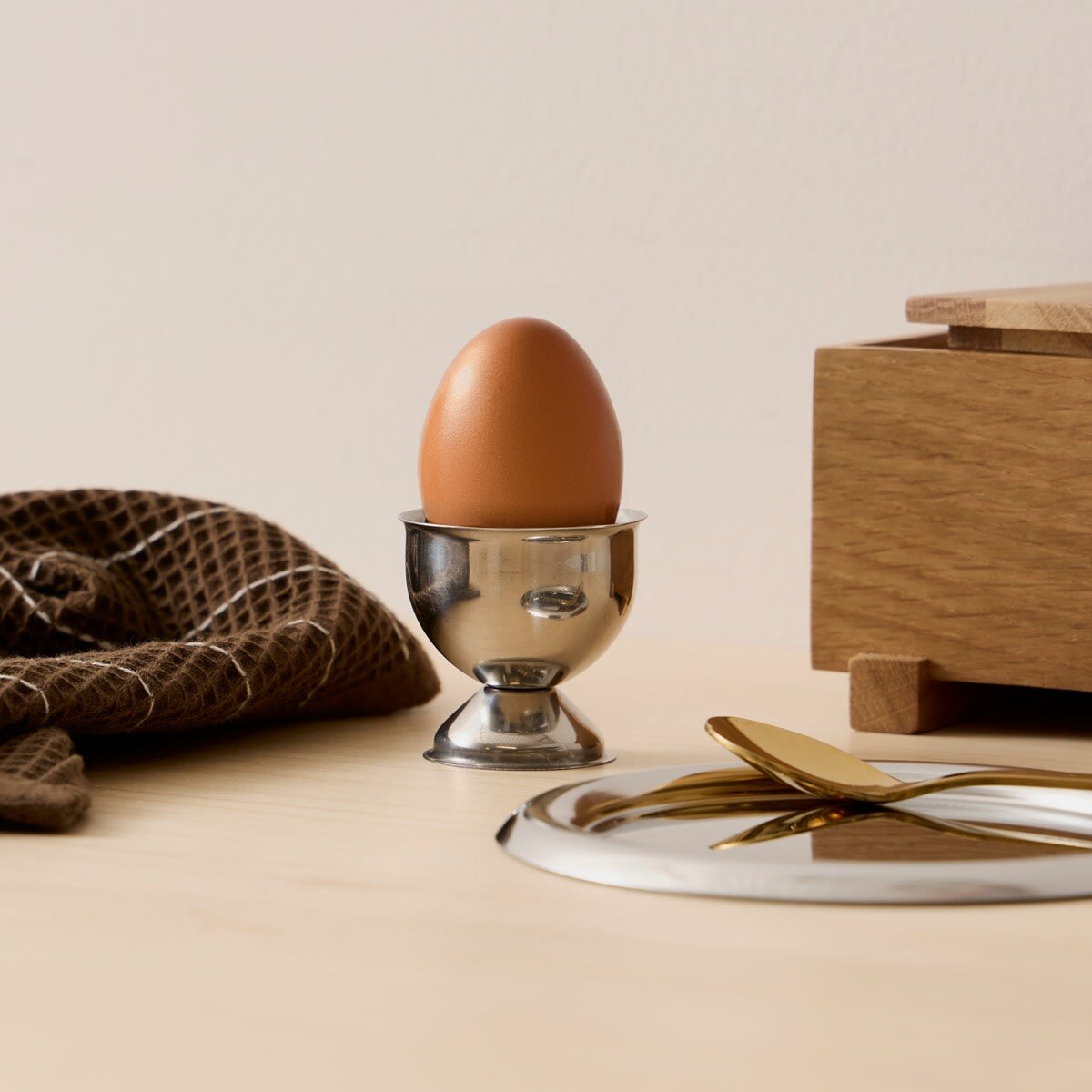 HAY Egg Cup in Stainless Steel 