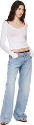 Raimundo Langlois Blue Bootcut Jeans