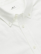 Mr P. - Button-Down Collar Cotton Oxford Shirt - White