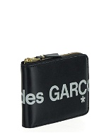 Comme Des Garçons Wallet Huge Logo Print Wallet