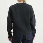 Dime Women's Wave Knit Sweater in Navy