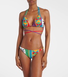 Loewe Paula's Ibiza printed bikini top