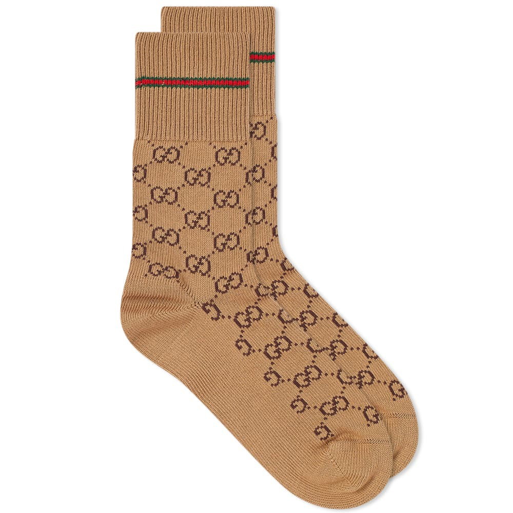 Gucci GG Jacquard Logo Sock