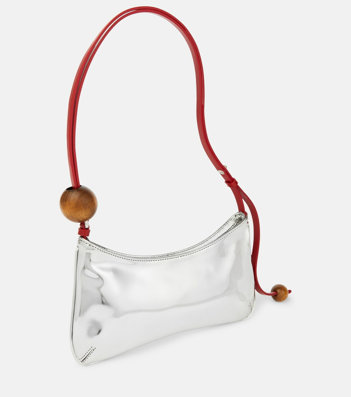Jacquemus Le Bisou Perle leather shoulder bag Jacquemus