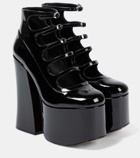 Marc Jacobs Kiki patent leather platform ankle boots