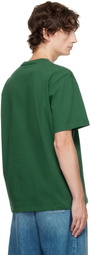 JW Anderson Green Logo Embroidery T-shirt