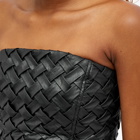 Rotate Women's Braided Mini Dress in Black